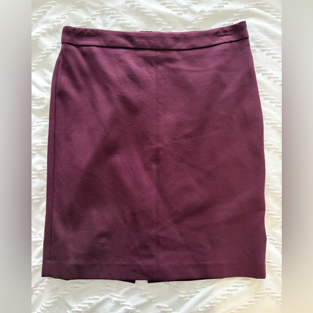 Simons Deep Purple Pencil Skirt